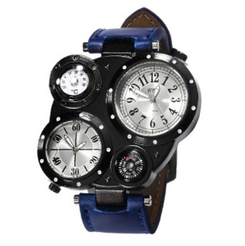 3 zone times watch Millitary ware