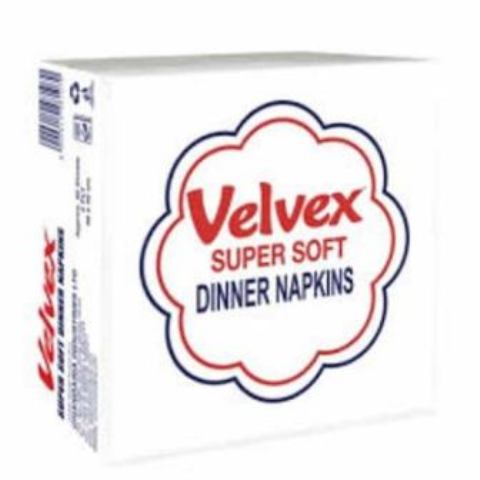 Velvex White Value Pack Serviettes/Napkin 100 Sheets