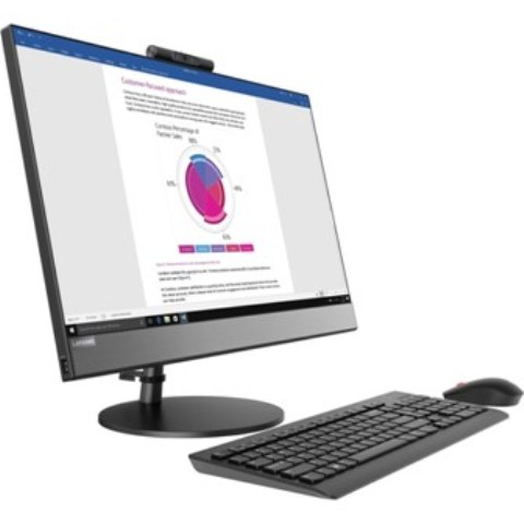 Lenovo V530-24ICB All In One PC (10UW0041UM) 1920 X 1080 FHD 23.8-Inch Touchscreen, 8 GB RAM, 1 TB HDD, Windows 10, 1 Year Warranty