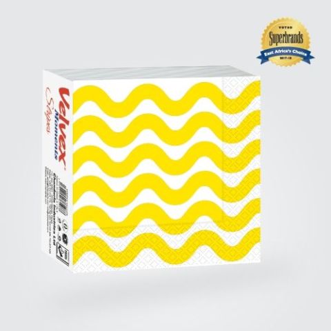 Velvex Moments Serviettes/Napkins 50 Sheets