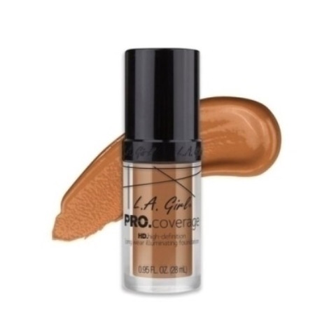 La Girl Pro Coverage Illuminating Foundation Sand -GLM650