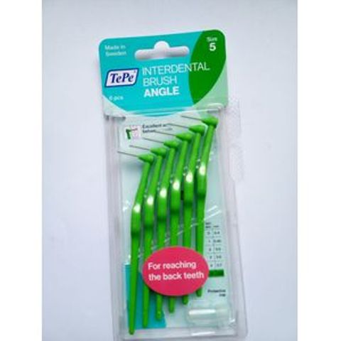 Tepe Interdental Brushes Angle 0.8mm - Green