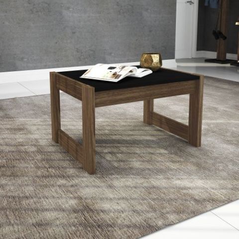 Tecno Mobili COFFEE AZ LINE - Black / Walnut