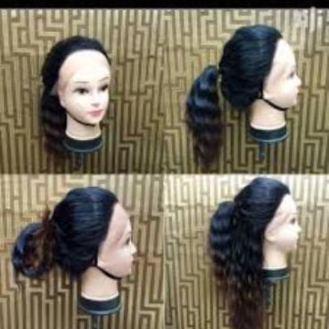 Semi Human Wig