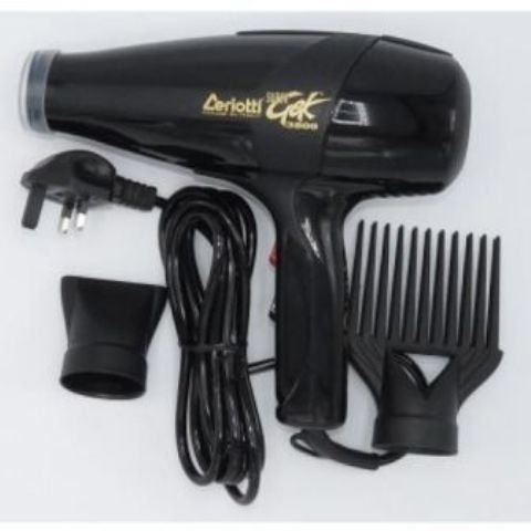 Ceriotti Commercial Grade -Super GEK 3800 Hairdryer/Blow Dryer Black