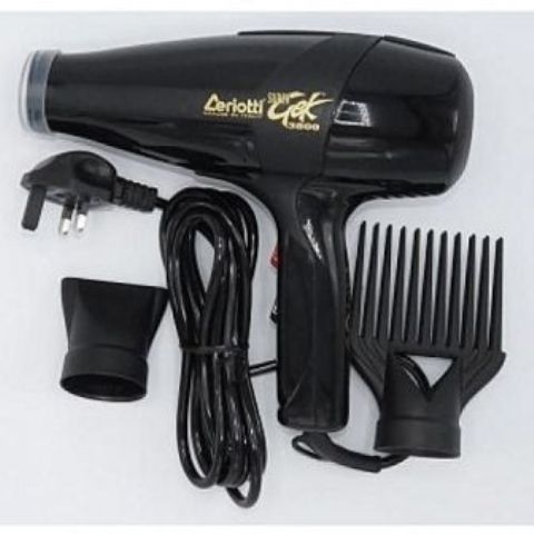 Ceriotti Super GEK 3000 Blow Dry Hair Dryer - Black