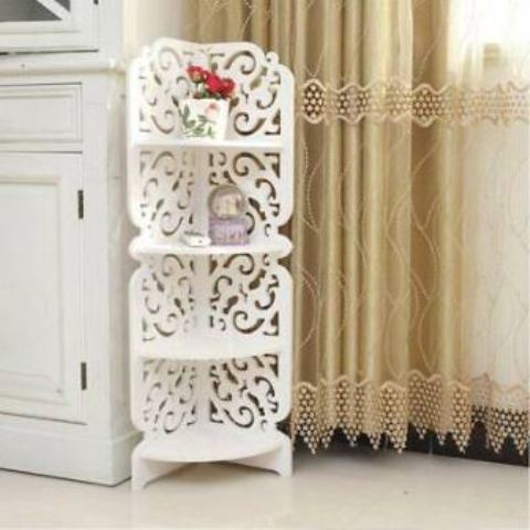 Corner bathroom stand