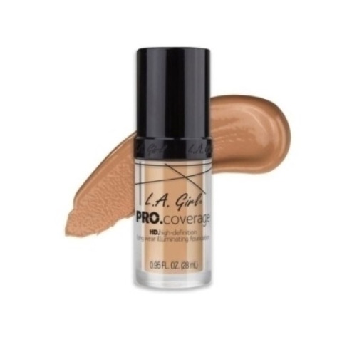 La Girl  Pro Coverage Illuminating Foundation Natural -GLM644